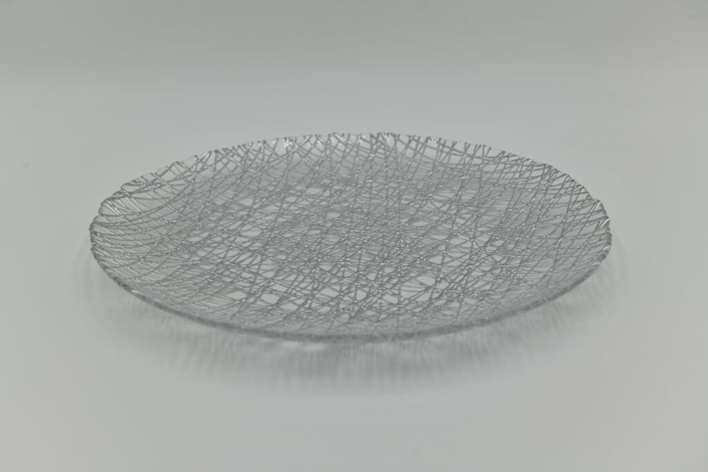 Silver design platter